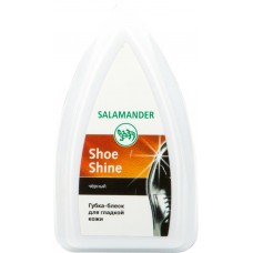 Губка для гладкой кожи SALAMANDER Shoe Shine, черная, Германия