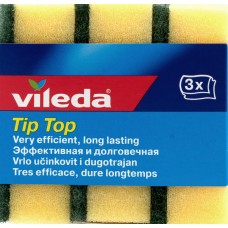Губка для посуды VILEDA Тип-Топ 106067, Словения, 3 шт