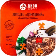 Холодец ДИВО Домашний свинина-говядина, Россия, 300 г