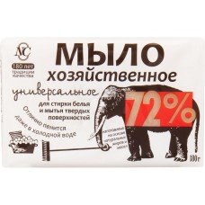 Купить Хозяйственное мыло НЕВСКАЯ КОСМЕТИКА 72%, 180г, Россия, 180 г в Ленте