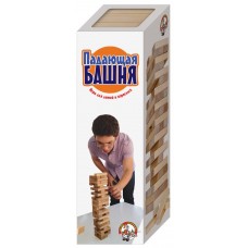 Купить Игра настольная ДЕСЯТОЕ КОРОЛЕВСТВО Падающая башня, деревянная неокрашенная, Россия в Ленте