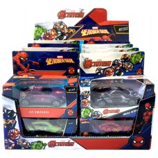 Купить Игрушка AUTOGRAND Машинки Avengers,Мстители, 1:48 52996, Китай в Ленте