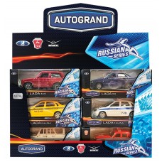 Игрушка AUTOGRAND Российские популярные модели 1:60 Арт. 51343-48/49404, Китай
