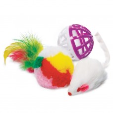 Купить Игрушка для кошек TRIOL Мышка с игрушкой, Китай в Ленте