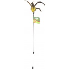 Купить Игрушка для кошек TRIOL Удочка-дразнилка гибкая с перьями 185/550мм, Китай в Ленте