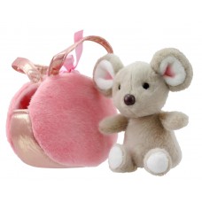 Купить Игрушка мягкая AURORA Мышка в сумочке 18 см 190062, Индонезия в Ленте
