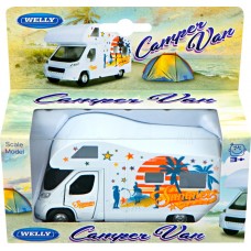 Игрушка WELLY Модель машины Camper Van/Ice cream Van Арт. 92658/9, Китай
