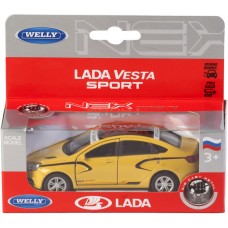 Купить Игрушка WELLY модель машины LADA Vesta 1:34 Арт. 43727/FS/PB/RY/TI, Китай в Ленте