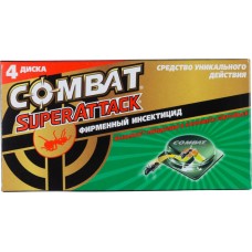 Инсектицид для борьбы с муравьями COMBAT Super Attack, 4шт, Корея, 4 шт