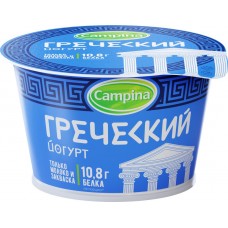 Йогурт CAMPINA Греческий 5%, без змж, 180г, Россия, 180 г