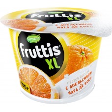 Йогурт FRUTTIS Апельсин и ната де коко 4,3%, без змж, 180г, Россия, 180 г