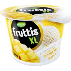 Купить Йогурт FRUTTIS со вкусом пломбира и манго 4,3%, без змж, 180г, Россия, 180 г в Ленте