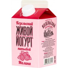 Йогурт КОЗЕЛЬСКОЕ МОЛОКО фруктовый малина 2,5% п/п без змж, Россия, 450 г
