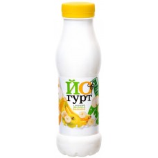 Купить Йогурт питьевой БЕЛАЯ ДОЛИНА Яблоко, банан 2,5%, без змж, 290г, Россия, 290 г в Ленте