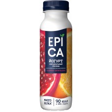 Йогурт питьевой EPICA с гранатом и апельсином 2,5%, без змж, 290г, Россия, 290 г