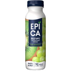 Йогурт питьевой EPICA с киви и виноградом 2,5%, без змж, 290г, Россия, 290 г