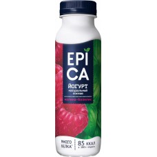 Йогурт питьевой EPICA с малиной и базиликом 2,5%, без змж, 290г, Россия, 290 г