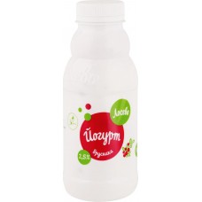 Йогурт питьевой ЛОСЕВО с брусникой 2,5%, без змж, 330г, Россия, 330 г