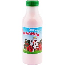 Йогурт питьевой НАМ с натуральным наполнителем малина 2,5%, без змж, 470мл, Россия, 470 мл