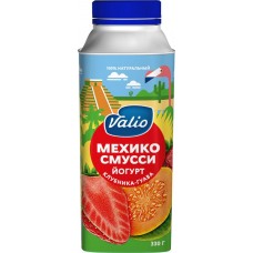 Йогурт питьевой VALIO Мехико смусси с клубникой и гуавой 1,9%, без змж, 330г, Россия, 330 г