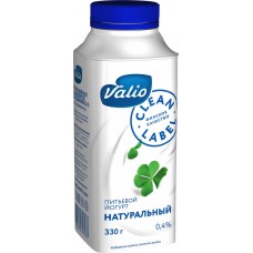 Купить Йогурт питьевой VALIO Натуральный 0,4%, без змж, 330г, Россия, 330 г в Ленте