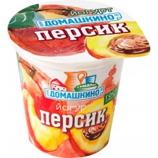 Йогурт СЕЛО ДОМАШКИНО Персик 2,5% ст. без змж, Россия, 150 г