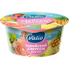 Йогурт VALIO Clean label гавайск смусси розов грейпфрут и ананас без змж, Россия, 140 г