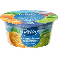 Йогурт VALIO Clean label сицилийский смусси мандарин/лайм 2,6% без змж, Россия, 140 г