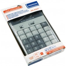 Купить Калькулятор ASSISTANT 12-разр, двойн пит, металл. панель, 170х122мм AC-2340/АС-2375, Китай в Ленте