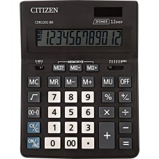 Калькулятор настольный CITIZEN Business Line CDB 12 разрядов Арт. CDB1201-BK, Китай