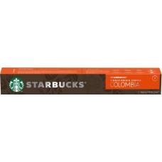 Купить Капсулы STARBUCKS Single-Origin Coffee Colombia ср. обжарка 10шт к/уп, Швейцария, 57 г в Ленте