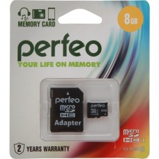 Купить Карта памяти PERFEO microSD,8GB, Китай в Ленте