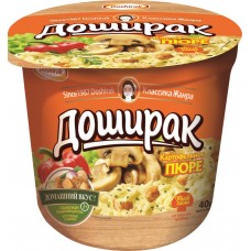 Картофельное пюре DOSHIRAK со вкусом грибов, 40г, Россия, 40 г