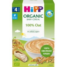 Каша овсяная HIPP Organic безмолочная, с 4 месяцев, 200г, Хорватия, 200 г
