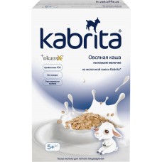 Каша овсяная KABRITA на козьем молоке, с 6 месяцев, 180г, Нидерланды, 180 г