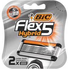Кассеты для бритья BIC Flex 5 Hybrid, 2шт, Греция, 2 шт