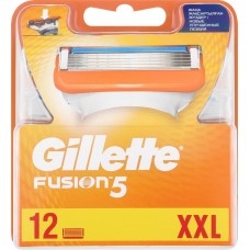 Кассеты сменные для бритья GILLETTE Fusion5, 12шт, Германия, 12 шт