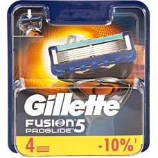 Кассеты сменные для бритья GILLETTE Fusion5 ProGlide, 4шт, Германия