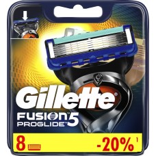 Кассеты сменные для бритья GILLETTE Fusion5 ProGlide, 8шт, Германия, 8 шт