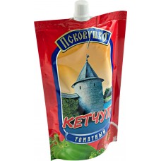 Кетчуп ПСКОВУШКО Томатный, 330г, Россия, 330 г
