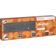 Купить Клавиатура беспроводная DEFENDER UltraMate SM-535, мультимедийная, Китай в Ленте