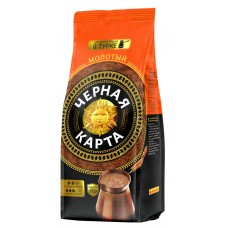 Купить Кофе молотый для приготовления в турке ЧЕРНАЯ КАРТА средняя обжарка, 250г, Россия, 250 г в Ленте