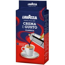 Кофе молотый LAVAZZA Crema e Gusto натуральный жареный, 250г, Италия, 250 г
