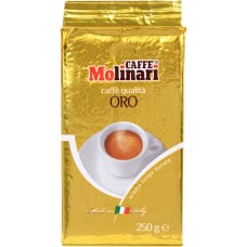 Купить Кофе молотый MOLINARI Oro/Оро м/у, Италия, 250 г в Ленте