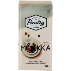 Купить Кофе молотый PAULIG Mokka для заваривания в чашке, 250г, Россия, 250 г в Ленте