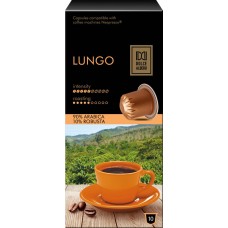 Кофе молотый в капсулах DOLCE ALBERO Lungo жареный натуральный, 10кап, Нидерланды, 10 кап