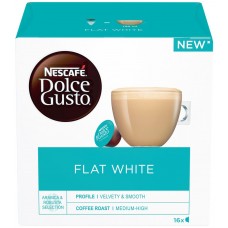 Купить Кофе молотый в капсулах NESCAFE Dolce Gusto Flat White, 16кап, Великобритания, 16 кап в Ленте