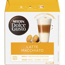 Кофе молотый в капсулах NESCAFE Dolce Gusto Latte Macchiato, 16кап, Германия, 16 кап