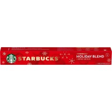 Кофе молотый в капсулах STARBUCKS Holiday Blend натур. жареный Nespresso к/уп, Швейцария, 10 кап