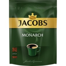 Купить Кофе растворимый JACOBS Monarch натуральный сублимированный, 240г, Россия, 240 г в Ленте